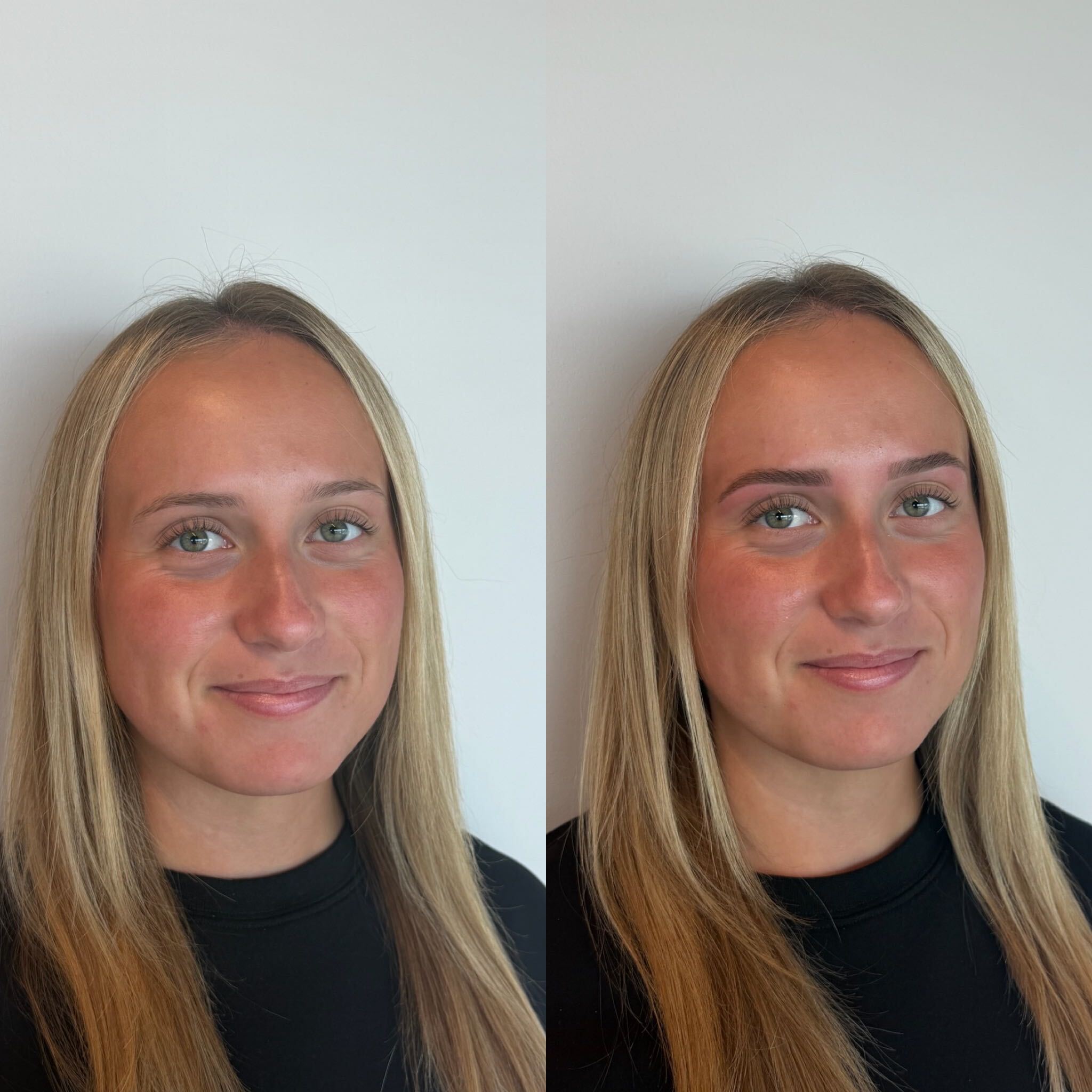 Brow comparison, studio comparison 2